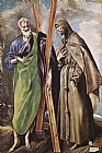 St Andrew and St Francis by El Greco
